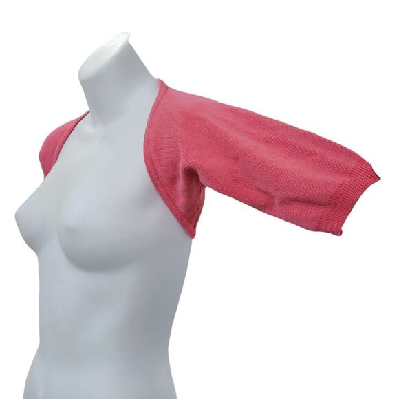 2/$20 BEBE Pink Shoulder Cardigan Top Size: Small - Picture 2 of 6